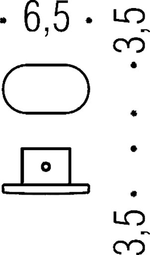 Colombo Design Basic Крючок для полотенец, подвесной, цвет: chrome B2727.CR