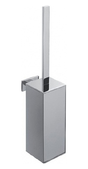 Colombo Design Look Ершик для унитаза подвесной, с пластиковой колбой, цвет: chrome B1627.CR