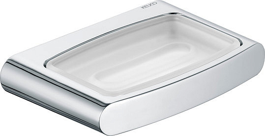Keuco Elegance New Мыльница со стеклянной чашей, подвесная, цвет: хром 11655 019000