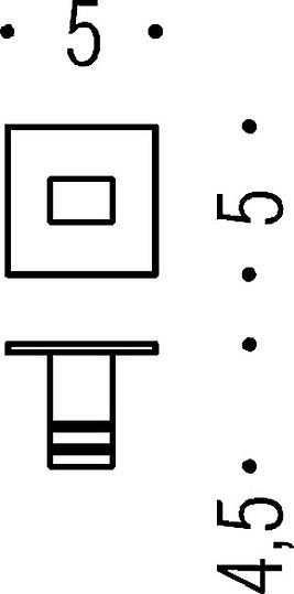 Colombo Design Forever Крючок для полотенец, подвесной, цвет: chrome BLC67.CR