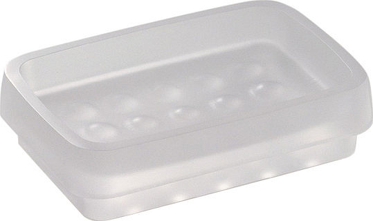 Colombo Design Time Мыльница настольная, стеклянная чаша, цвет: white W4240-VAN