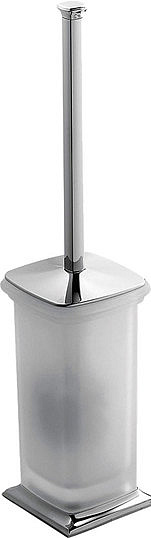 Colombo Design Portofino Ершик для унитаза напольный, со стеклянной колбой, цвет: chrome B3206.CR-VAN