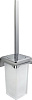 Colombo Design Forever Ершик для унитаза подвесной, со стеклянной колбой, цвет: chrome B2907.CR-VAN