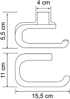 Wasserkraft Kammel Держатель туалетной бумаги K-8396W
