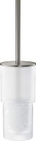 Grohe Atrio New Ершик для унитаза подвесной со стеклянной колбой, цвет: нержавеющая сталь 40314DC3