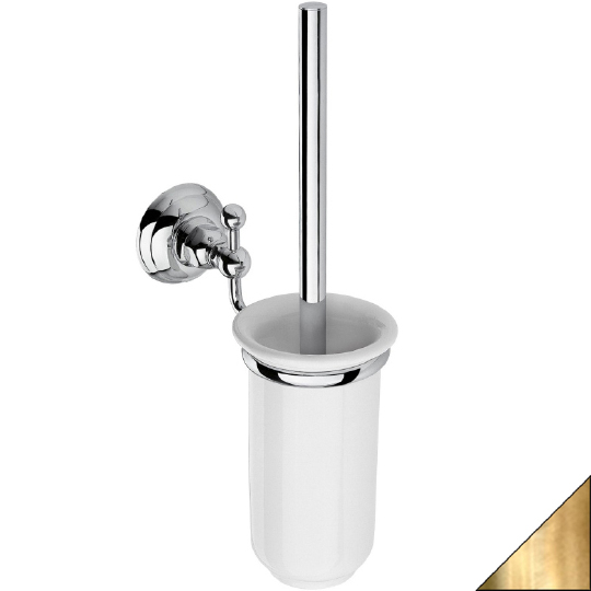 Nicolazzi Accessori Ершик для унитаза подвесной с керамической колбой, цвет: бронза 1490BZ