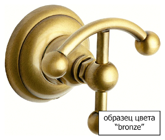 Nicolazzi Accessori Ершик для унитаза подвесной с керамической колбой, цвет: бронза 1490BZ