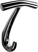 Colombo Design Luna Крючок для полотенец, подвесной, цвет: chrome СВ37