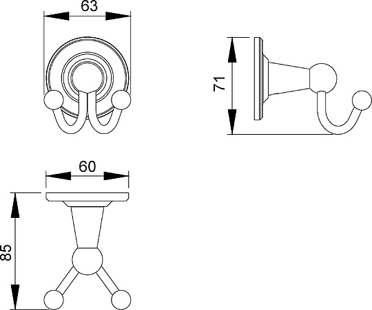 Крючок Timo Nelson 160012/02