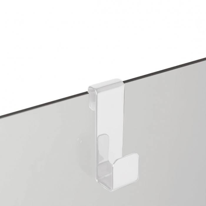 3SC Appy Крючок навесной на стекло, одинарный, цвет белый матовый APPY1BO