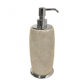 3SC Elegance Marmo Дозатор для жидкого мыла, настольный, мрамор, цвет: хром EL01DABTSL