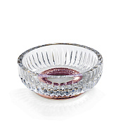 3SC Elegance Мыльница со стеклянной чашей, настольная, цвет: oro rosa Lucido EL01ACRGDR
