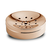 3SC Metal TonDa Мыльница с латунной чашей, настольная, цвет: oro rosa opaco MET01AGDRM