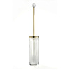 3SC Montblanc Ершик для унитаза напольный со стеклянной колбой, цвет: золото Lucido MB17ACRGD