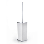 3SC MooD Deluxe White Ершик для унитаза напольный с латунной колбой, цвет: хром/белый MDW17ASL