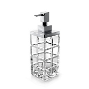 3SC Palace Дозатор для жидкого мыла, настольный, стеклянная колба, цвет: хром PA01DACRSL