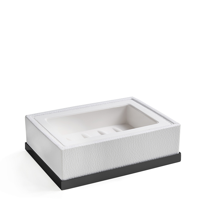 3SC Snowy Мыльница настольная, цвет черный матовый SN01ANO