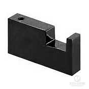 Cisal Quad Крючок для полотенца, подвесной, цвет: night black QU09071040