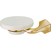 Cisal Cherie Мыльница с керамической чашей, подвесная, цвет: 24k gold CE09060024