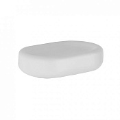 Gessi Goccia Мыльница с керамической чашей, настольная, цвет: chrome 38025#031