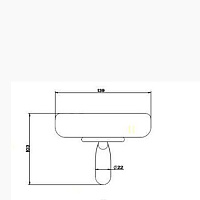 Gessi Goccia Мыльница цвет: черный 38002#099