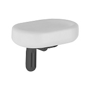 Gessi Goccia Мыльница с керамической чашей, подвесная, цвет: черный 38001#099