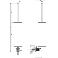 Gessi Inciso Ершик настенный, цвет хром 58519#031
