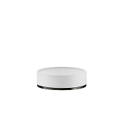 Gessi Inciso Мыльница с керамической чашей, настольная, цвет: matte black 58525#299