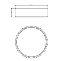Gessi Rilievo Мыльница с керамической чашей, настольная, цвет: черный матовый 59526#031
