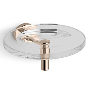 Bertocci Cinquecento Мыльница со стеклянной чашей, подвесная, цвет: brush nickel 110 0501 6050