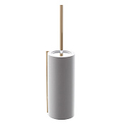 Bertocci Easy Ершик для унитаза напольный с композитной колбой, цвет: розовое золото 130 2922 5500