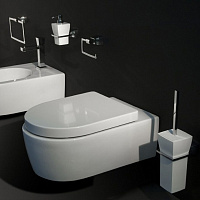 Bertocci Grace Ершик для унитаза напольный с керамической колбой, цвет: хром 142 7722 0200