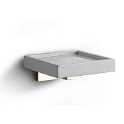 Bertocci Settecento Мыльница с композитной чашей, подвесная, цвет: nichel brushed 145 0701 6050