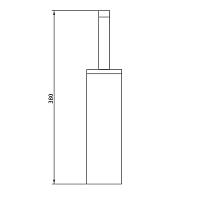 Bongio Stelth Ершик напольный, 38 см, цвет золото 24к. 30025OR00