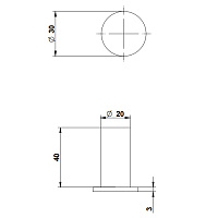 Bongio Hotelerie Крючок, цвет SB Fragola 44001SB00