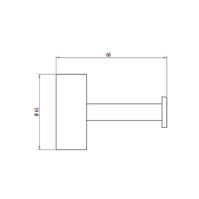 Gattoni Easy Крючок цвет хром 0522/ABC0