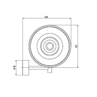 Gattoni Easy Мыльница подвесная стекло матовое, цвет хром 0122/ABC0
