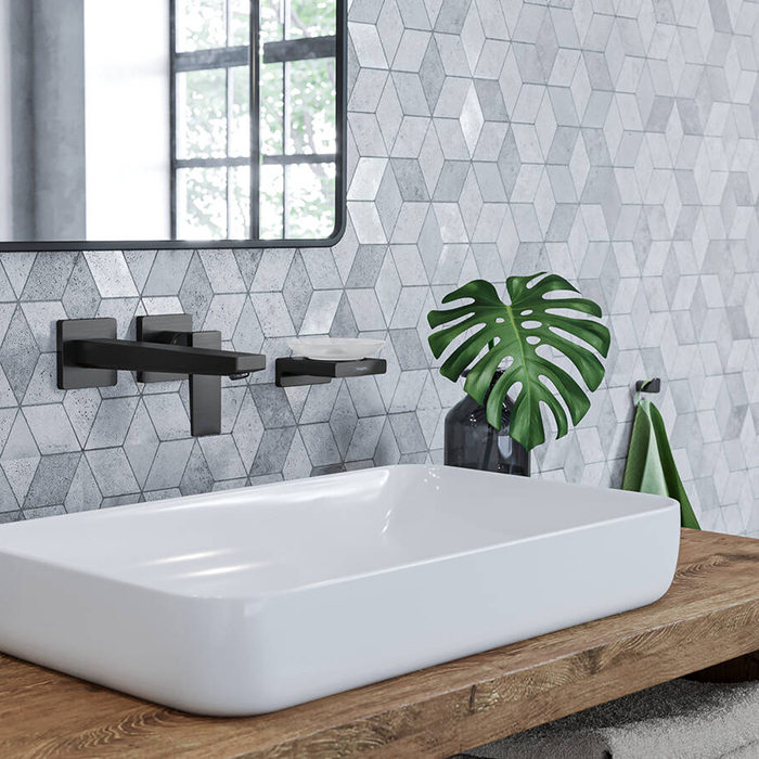 Hansgrohe AddStoris Крючок одинарный для полотенца, латунь цвет: черный 41742670