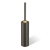 Decor Walther Club SBG Ершик для унитаза напольный с латунной колбой, цвет: темная бронза/золото 0854541