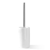 Decor Walther Porzellan DW 6100 Ершик для унитаза напольный с керамической колбой, цвет: хром 0826000
