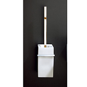 Decor Walther Porzellan DW 6201 Туалетный ершик подвесной, фарфор, цвет: золото 0840620