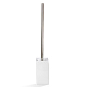 Decor Walther Porzellan DW 6250 Ершик для унитаза напольный с керамич. колбой, цвет: никель сатин. 0834734