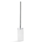 Decor Walther Porzellan DW 6250 Ершик для унитаза напольный с керамической колбой, цвет: хром 0834700