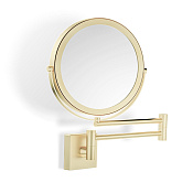 Decor Walther Cube SP 28/2/V Косметическое зеркало 17 см, увел. 5x, цвет золото матовое 0105882