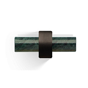 Decor Walther Century HAK2 Крючок двойной, мрамор, цвет: marmo verde темная бронза 0586317