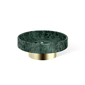 Decor Walther Century STS Мыльница с мраморной чашей, настольная, цвет: золото матовое 0587082