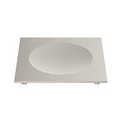 Decor Walther Cube DW 351 Мыльница с латунной чашей, настольная, цвет: никель сатин. 0837234