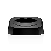 Decor Walther Kristall STS Мыльница со стеклянной чашей, настольная, цвет: черный 0931694