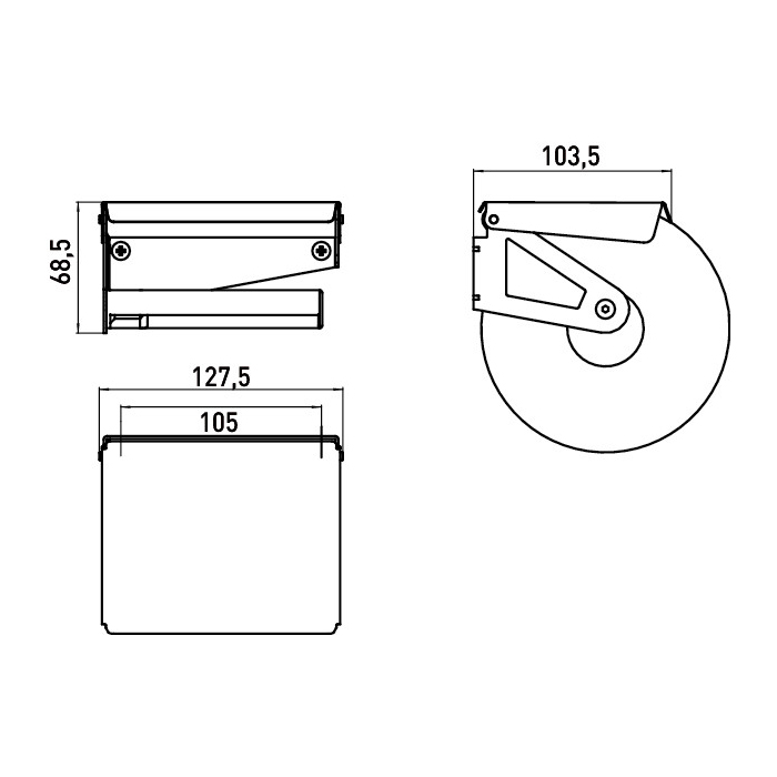 Emco Polo Держатель туалетной бумаги, цвет: хром 0700 001 01