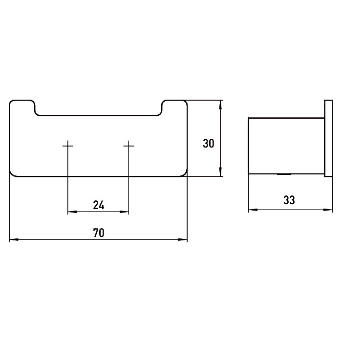 Emco Loft Двойной крючок, цвет: Emco-Steel 0575 016 02